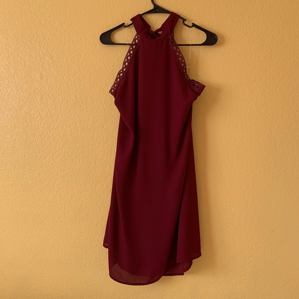 Very cute burgundy dress EUC